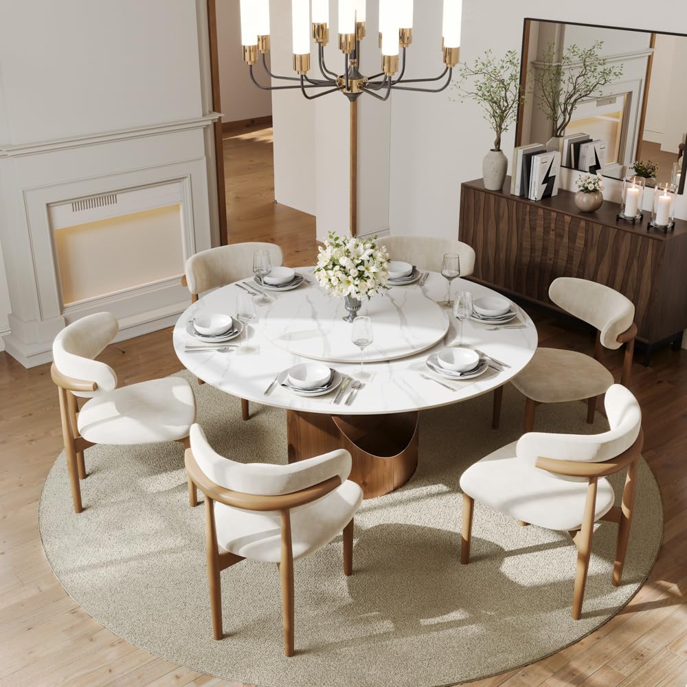 Modern Dining Table with Sintered Stone Top
