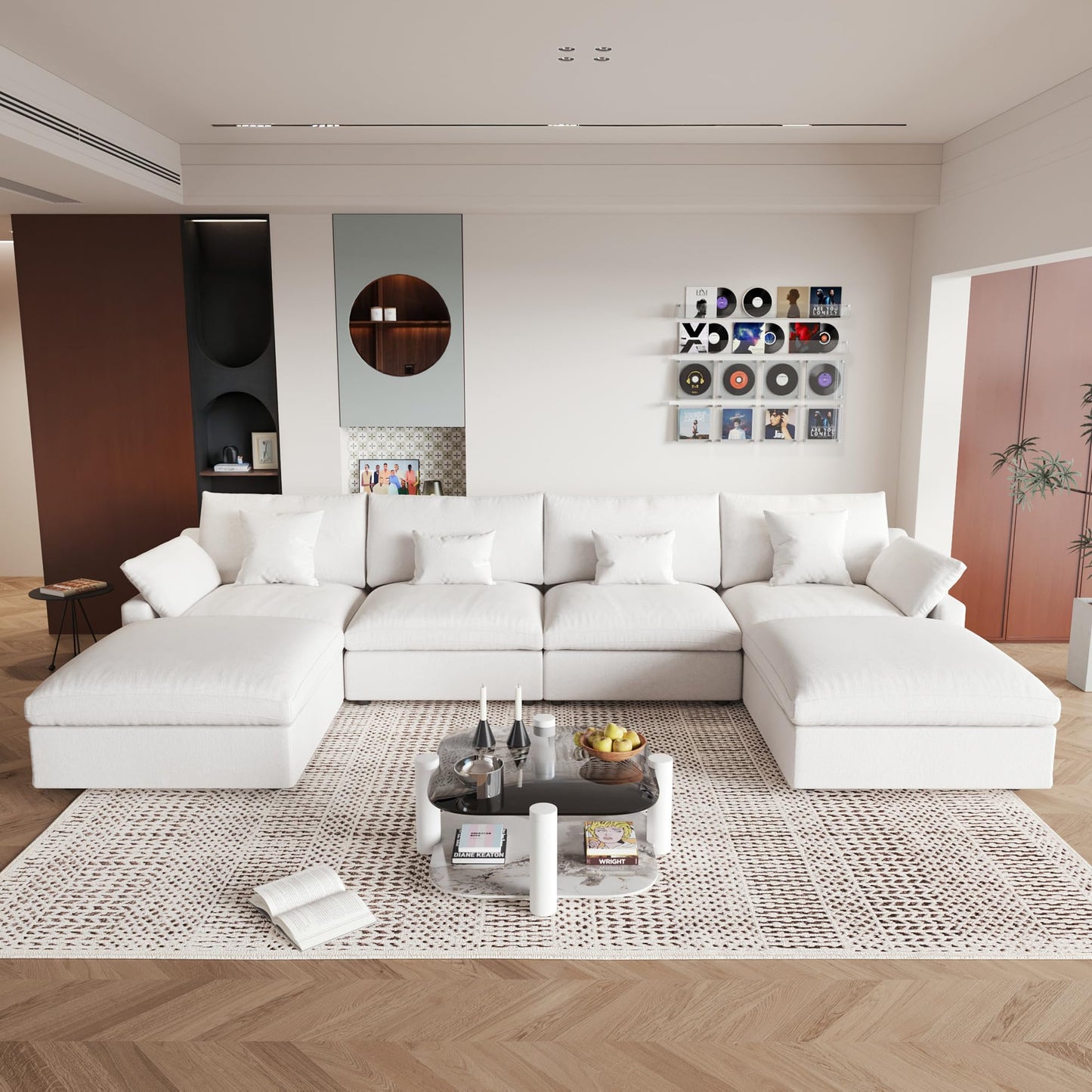 Linen Cloud Modular Sectional Sofa