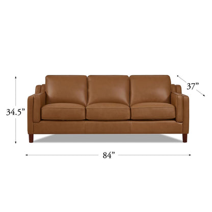 Bella 100% Genuine Leather Sofa and Couch Set