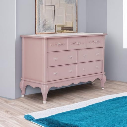 Aurora 7-Drawer Double Dresser with Elegant Detailing