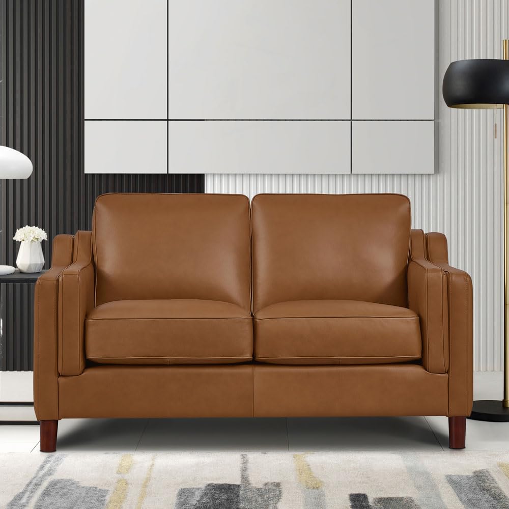 Bella 100% Genuine Leather Sofa and Couch Set