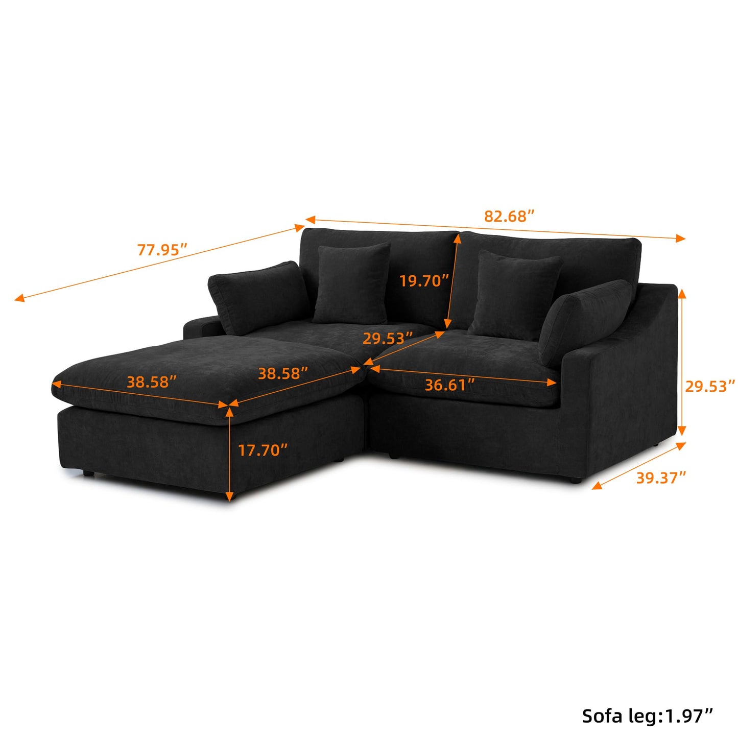 Linen Cloud Modular Sectional Sofa