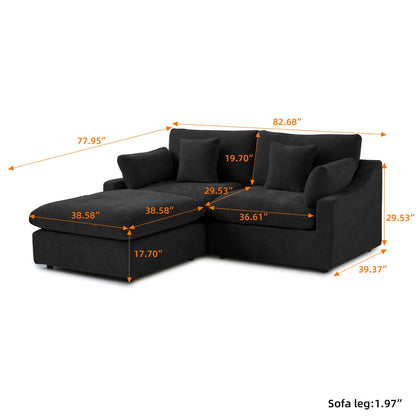 Linen Cloud Modular Sectional Sofa