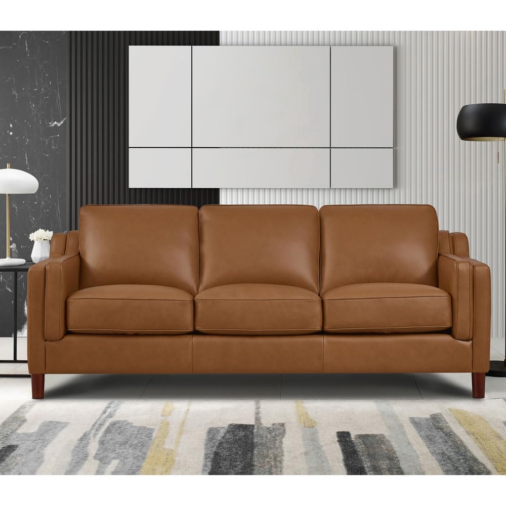 Bella 100% Genuine Leather Sofa and Couch Set