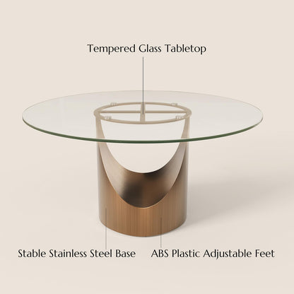 Modern Dining Table with Sintered Stone Top