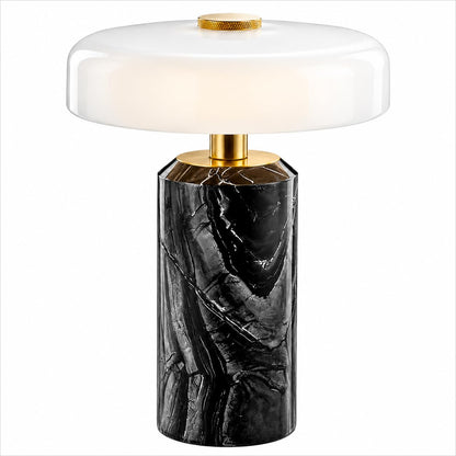 Marble Rechargeable Touch Table Lamp with Dimmer