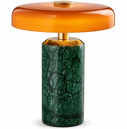 Marble Rechargeable Touch Table Lamp with Dimmer