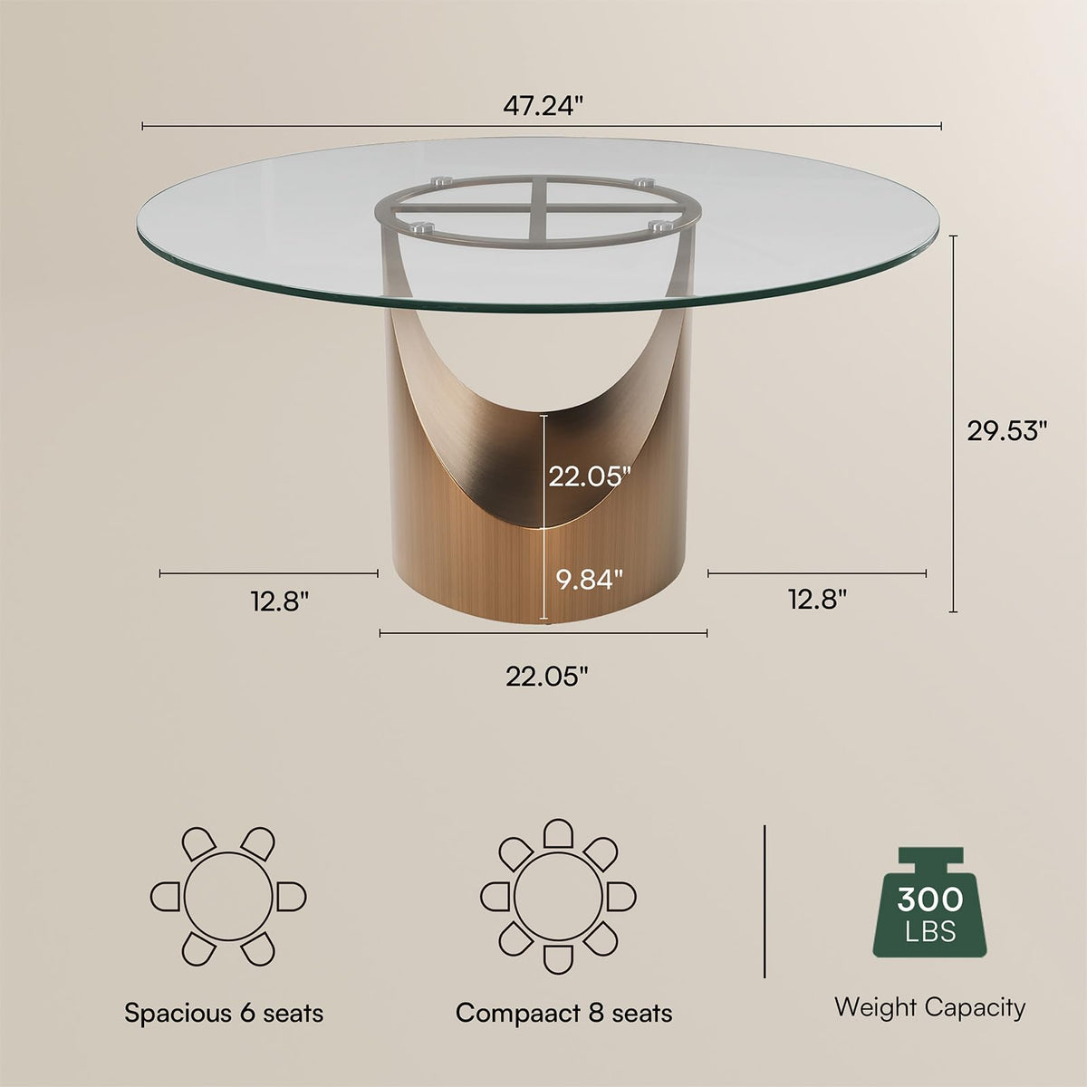 Modern Dining Table with Sintered Stone Top