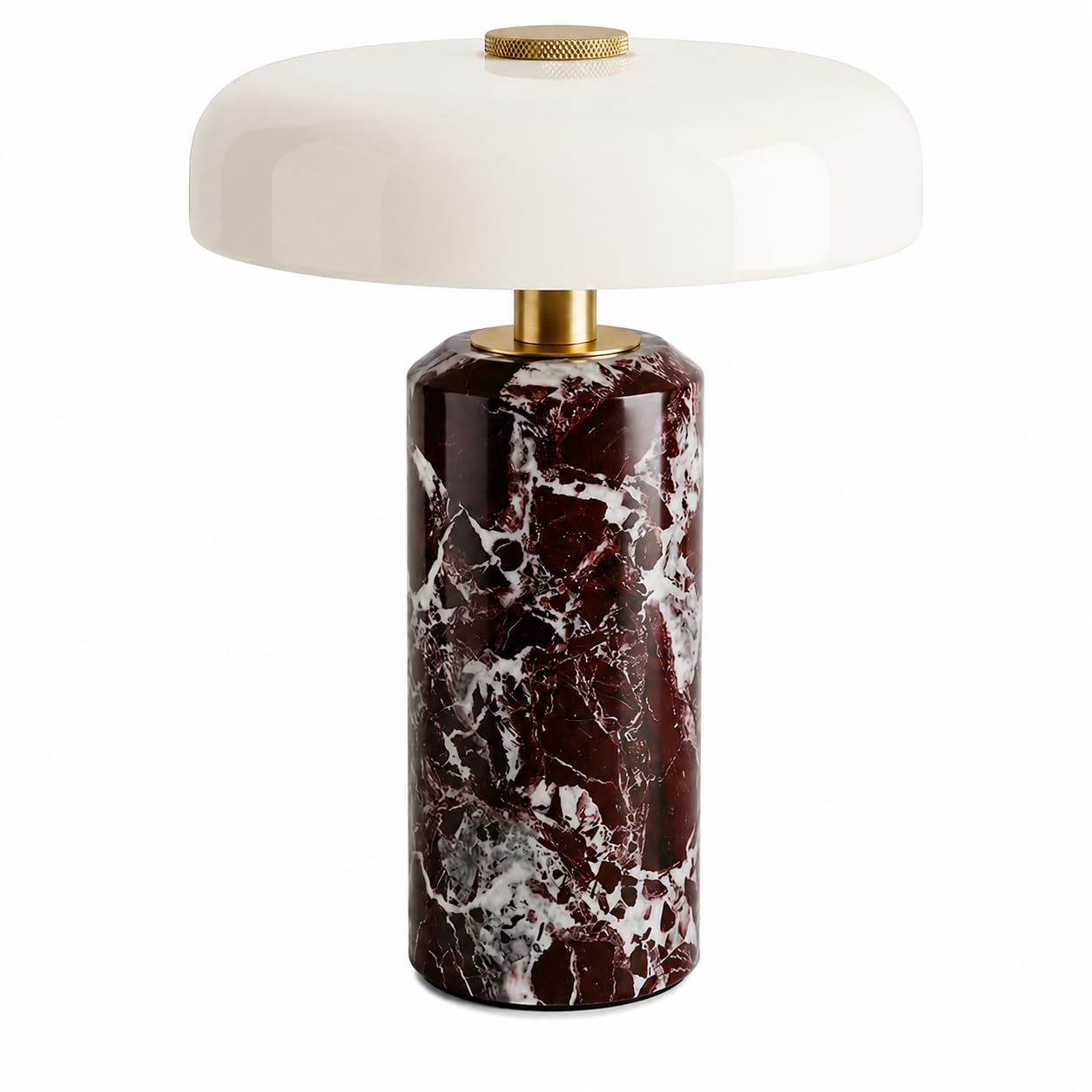 Marble Rechargeable Touch Table Lamp with Dimmer