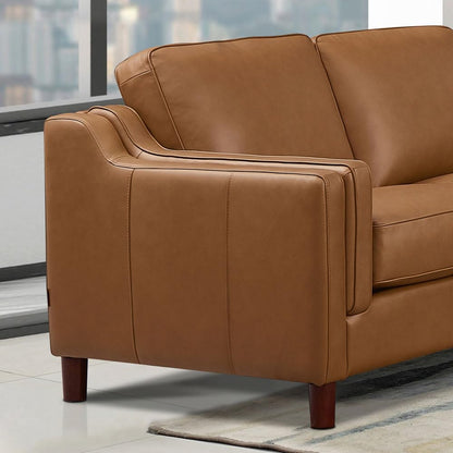 Bella 100% Genuine Leather Sofa and Couch Set
