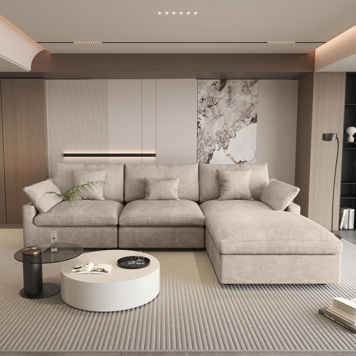 Linen Cloud Modular Sectional Sofa