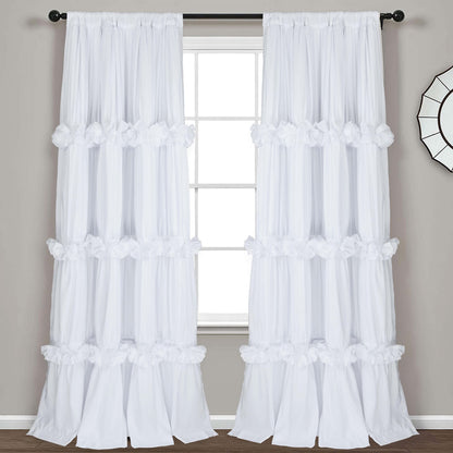 Thermal Blackout Curtains with Handmade Bow Ties