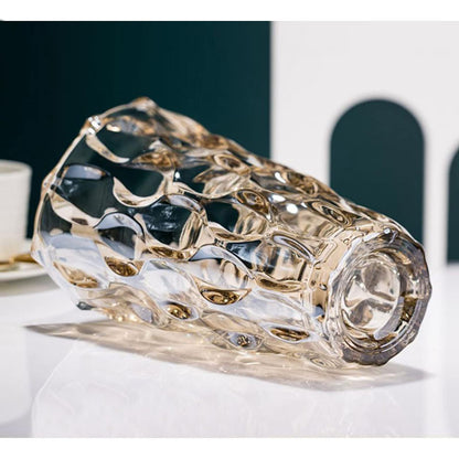 Thick Glass Flower Vase for Table Centerpieces