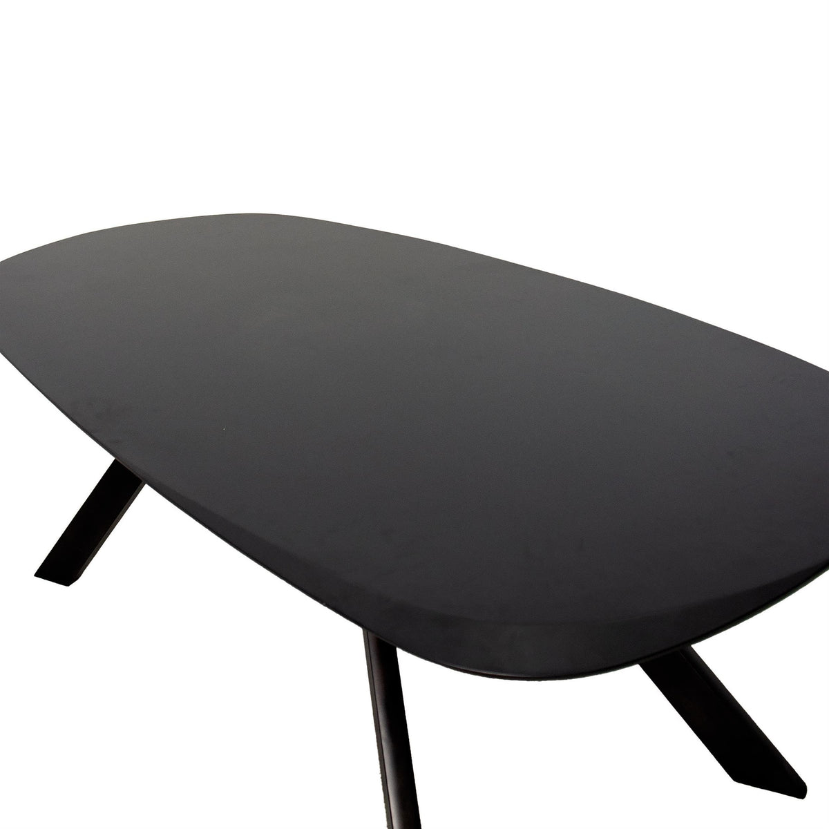Mid-Century Solid Wood Rectangular Dining Table