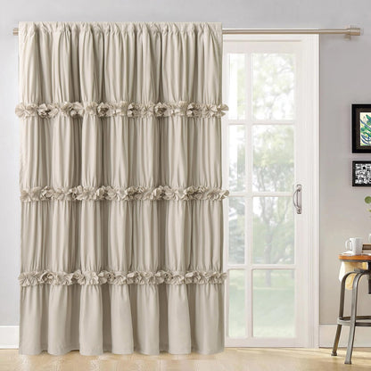 Thermal Blackout Curtains with Handmade Bow Ties