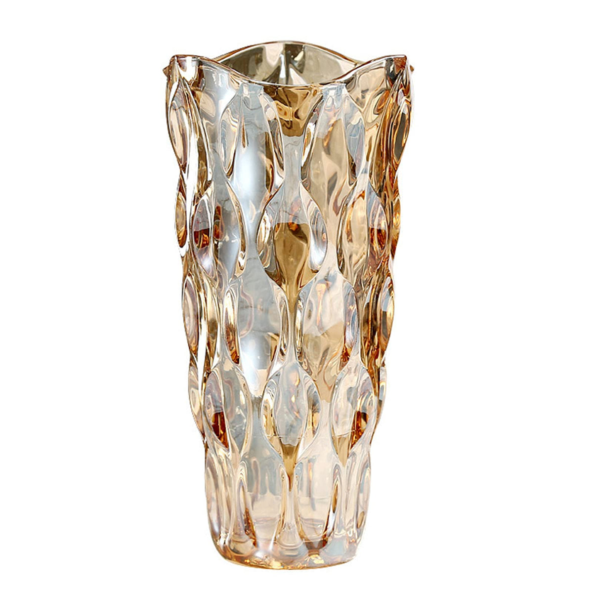 Thick Glass Flower Vase for Table Centerpieces