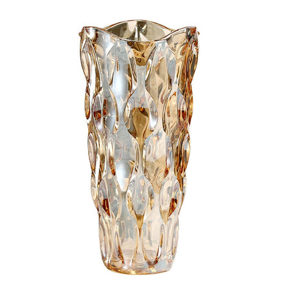 Thick Glass Flower Vase for Table Centerpieces