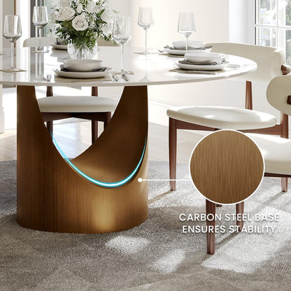 Modern Dining Table with Sintered Stone Top