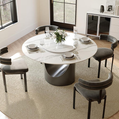 Modern Dining Table with Sintered Stone Top