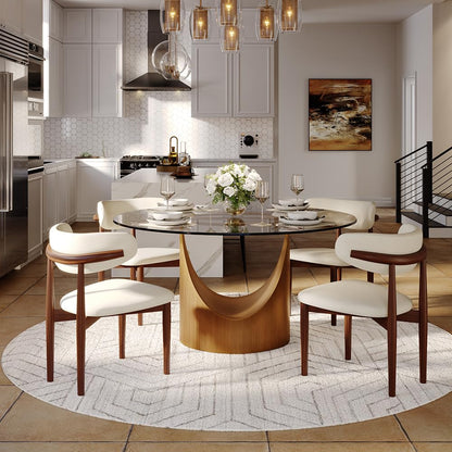 Modern Dining Table with Sintered Stone Top