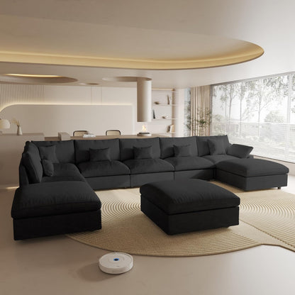 Linen Cloud Modular Sectional Sofa