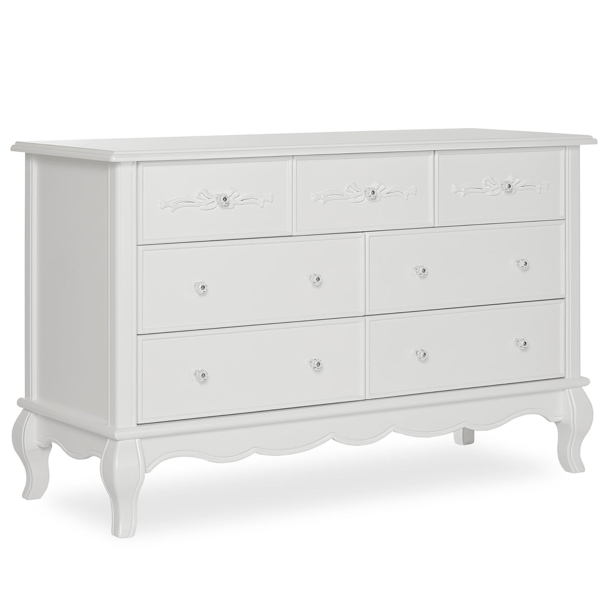 Aurora 7-Drawer Double Dresser with Elegant Detailing