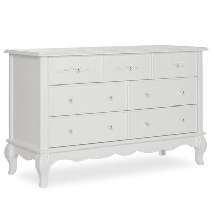 Aurora 7-Drawer Double Dresser with Elegant Detailing