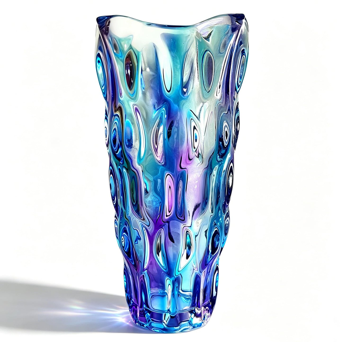 Thick Glass Flower Vase for Table Centerpieces