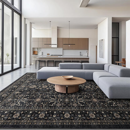 Ultra-Soft Washable Area Rug with Non-Slip Backing