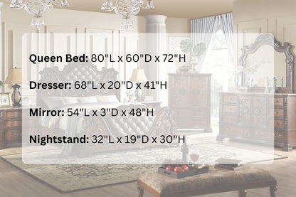 Traditional 5-Piece Bedroom Furniture Set