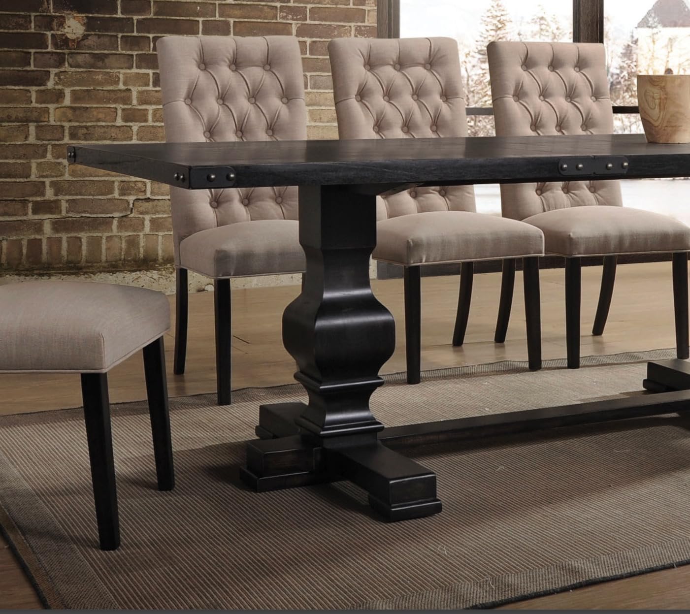 13-Piece Extendable Dining Table Set for 12