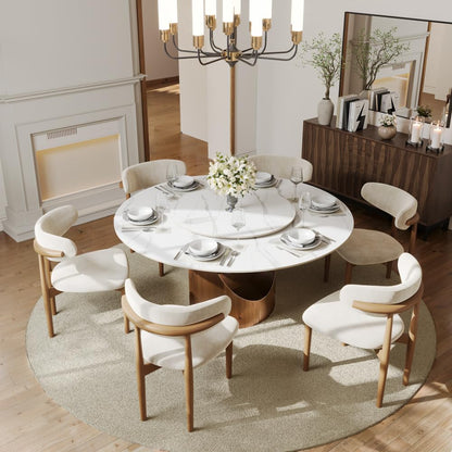 Modern Dining Table with Sintered Stone Top