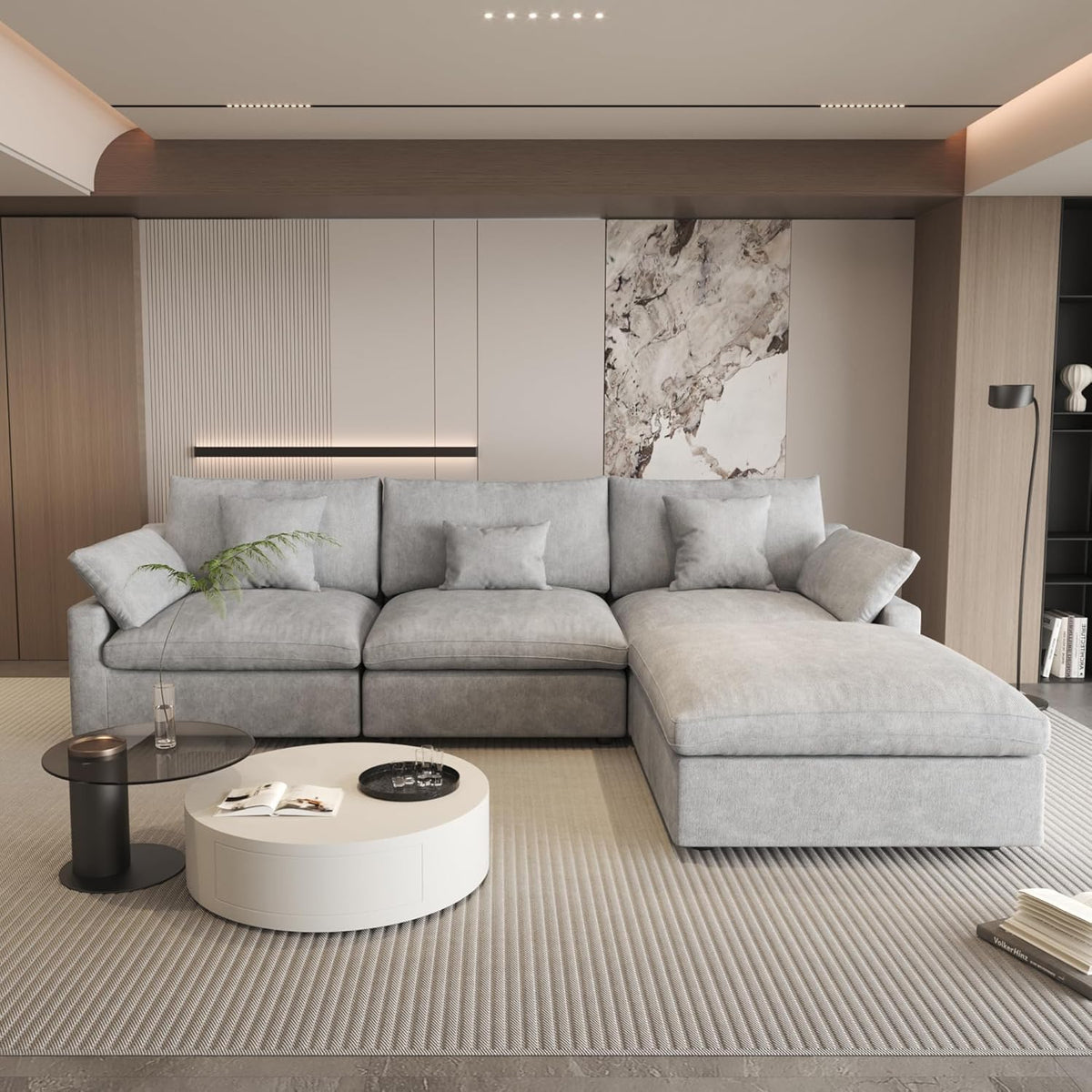 Linen Cloud Modular Sectional Sofa