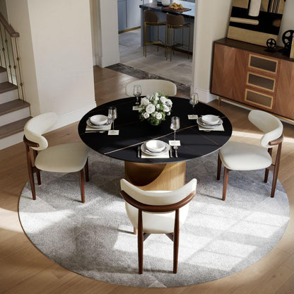 Modern Dining Table with Sintered Stone Top
