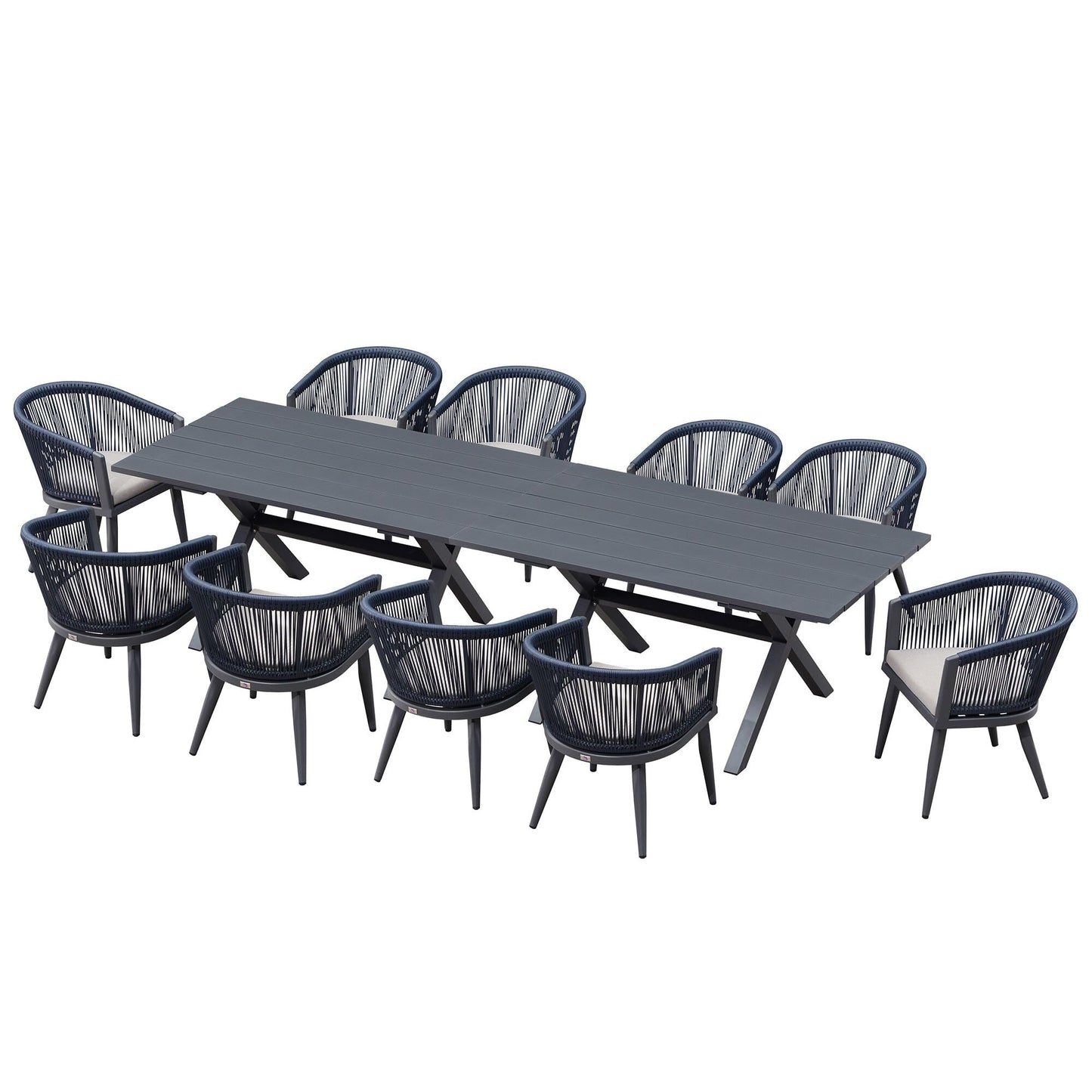 Portland Outdoor Dining Set with Modern Design
