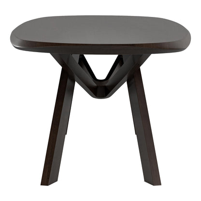 Mid-Century Solid Wood Rectangular Dining Table