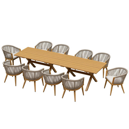 Portland Outdoor Dining Set with Modern Design