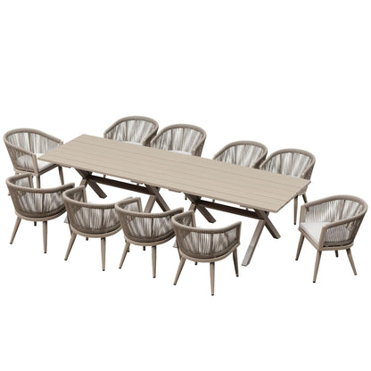 Portland Outdoor Dining Set with Modern Design