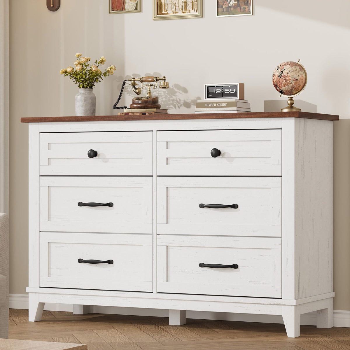 Modern Bedroom Dresser with Spacious Storage