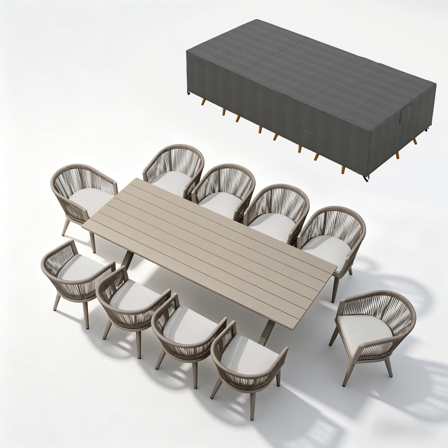 Portland Outdoor Dining Set with Modern Design