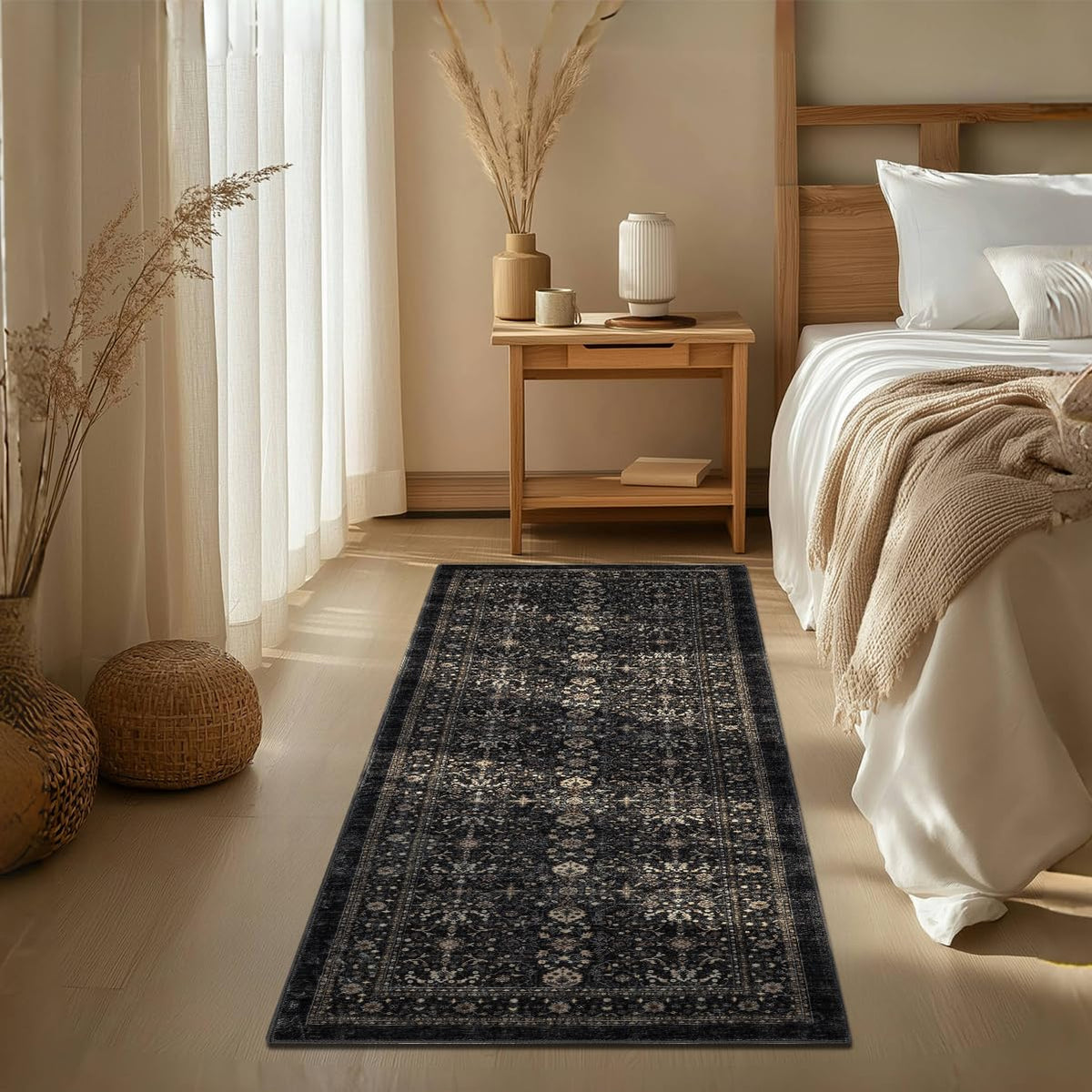 Ultra-Soft Washable Area Rug with Non-Slip Backing