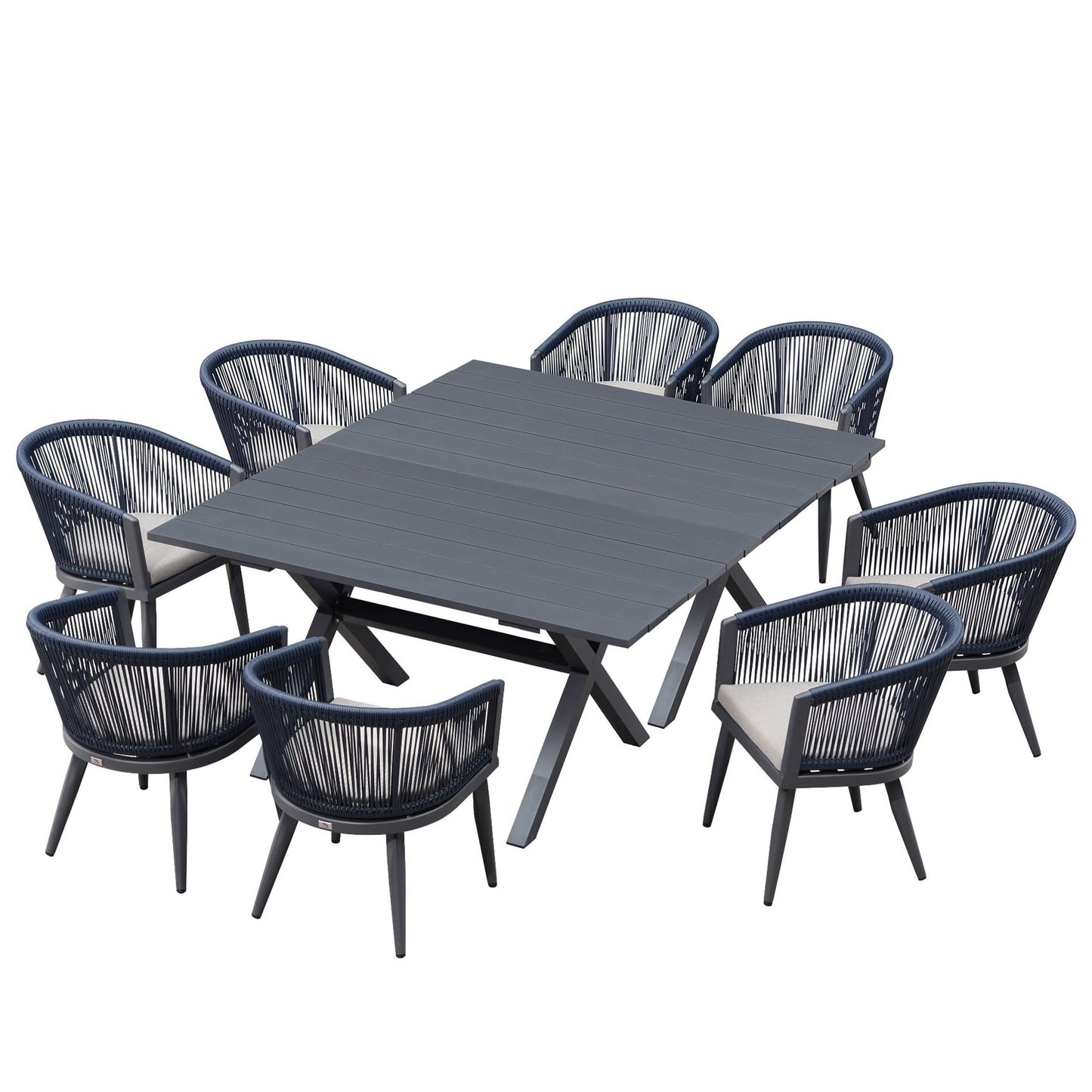 Portland Outdoor Dining Set with Modern Design