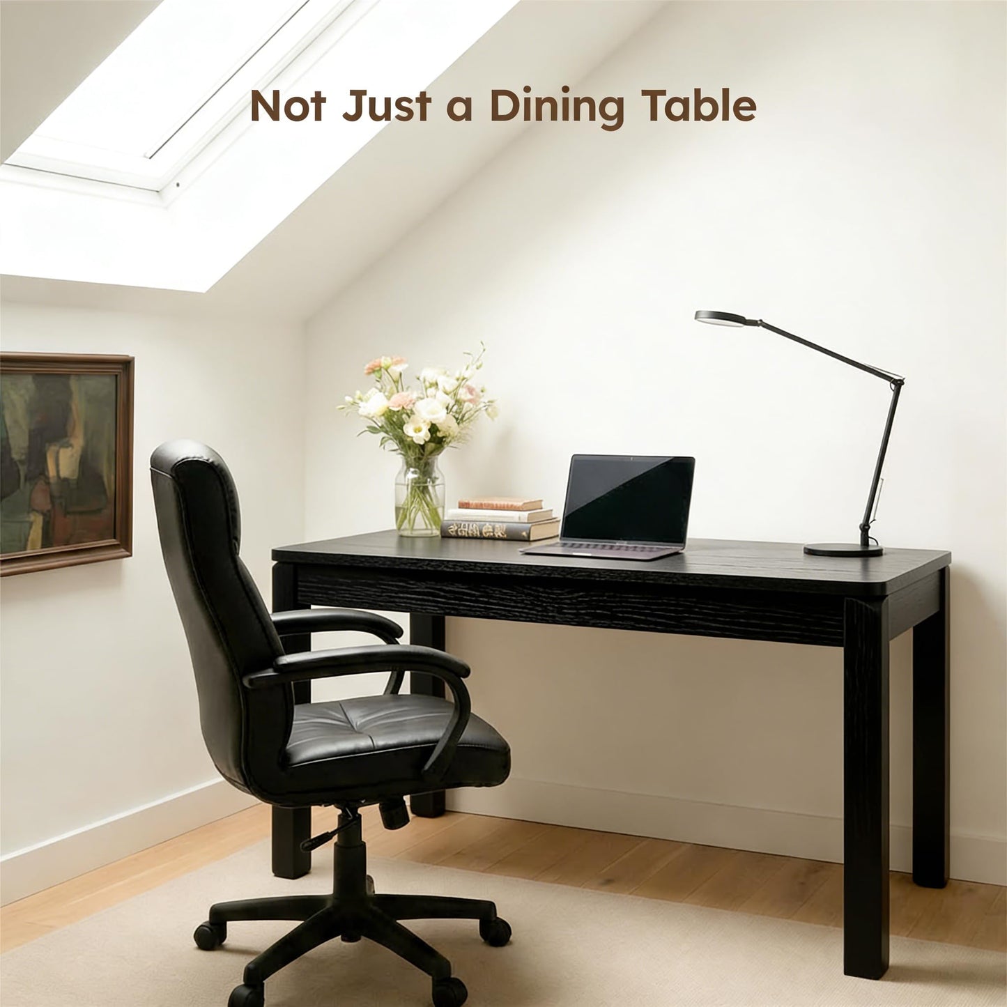 Farmhouse Rectangular Dining Table for Six