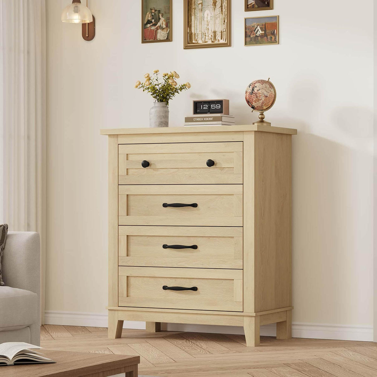 Modern Bedroom Dresser with Spacious Storage