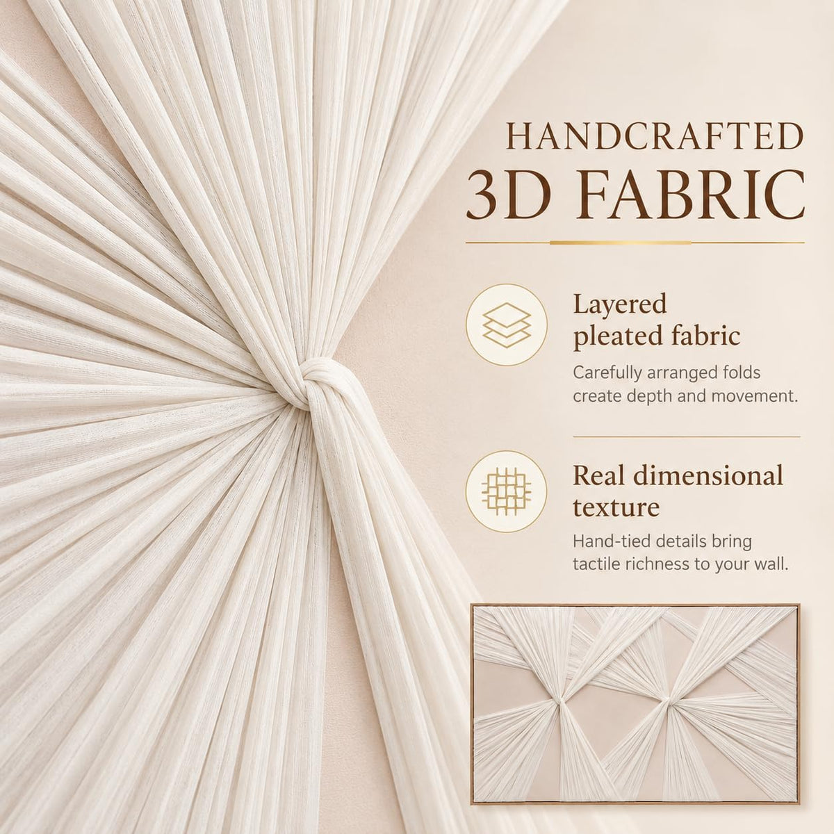 Extra Large 3D Framed Abstract Canvas Wall Art