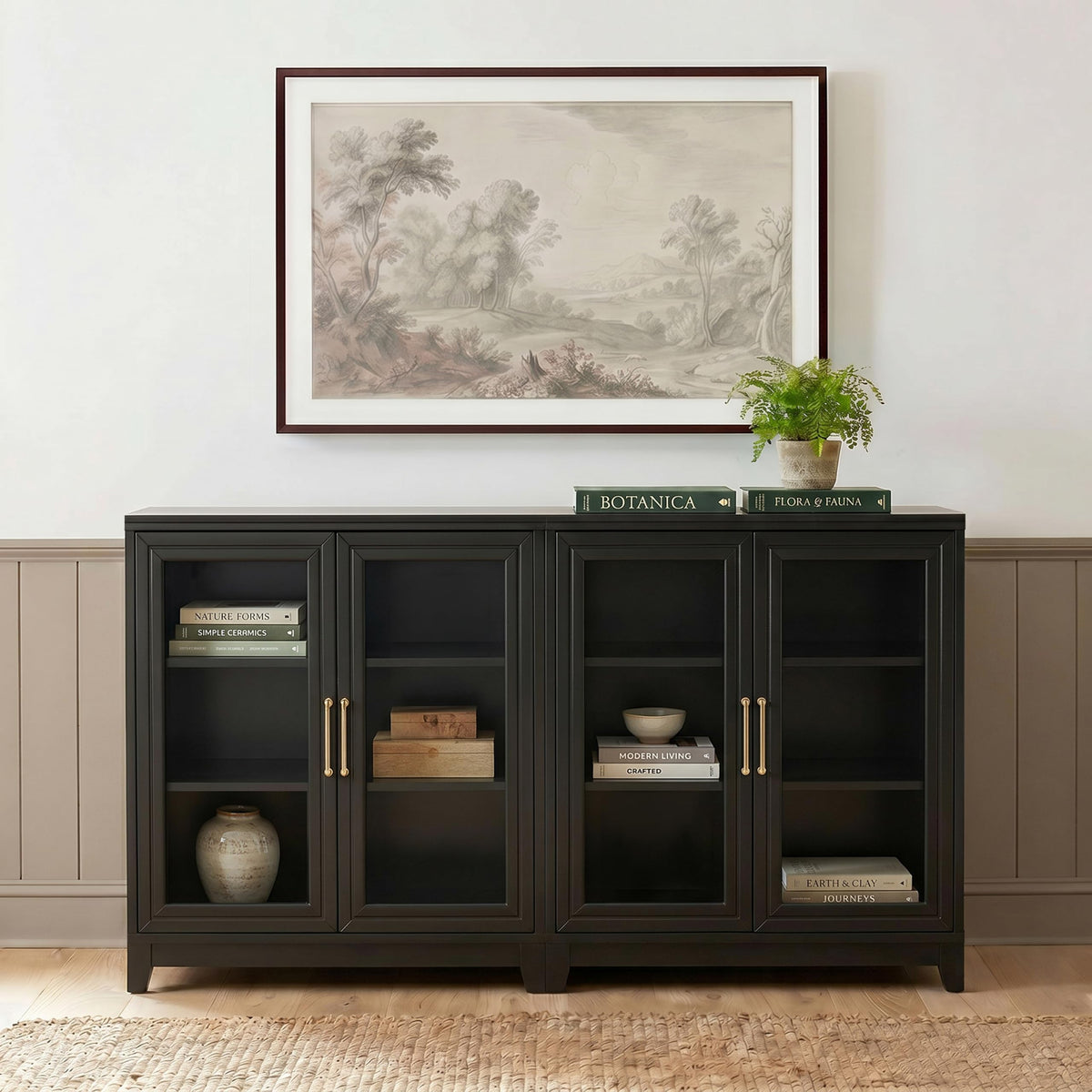 Martha Stewart Bedford Modular Fluted Storage Cabinet