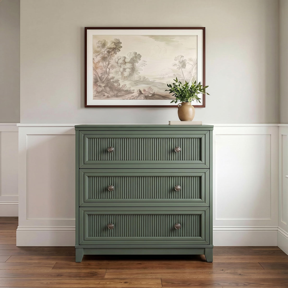 Martha Stewart Bedford Modular Fluted Storage Cabinet