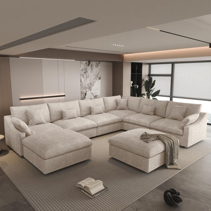 Linen Cloud Modular Sectional Sofa