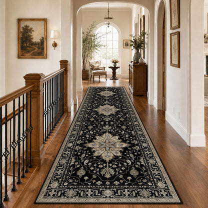 Washable Area Rug with Soft Non-Slip Backing
