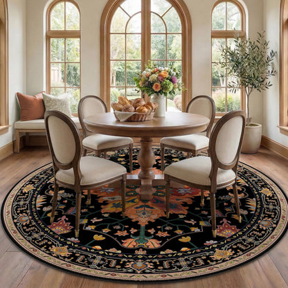 Washable Area Rug with Soft Non-Slip Backing